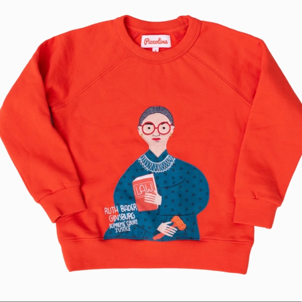 Piccolina Kids Ruth Bader Ginsburg Sweatshirt